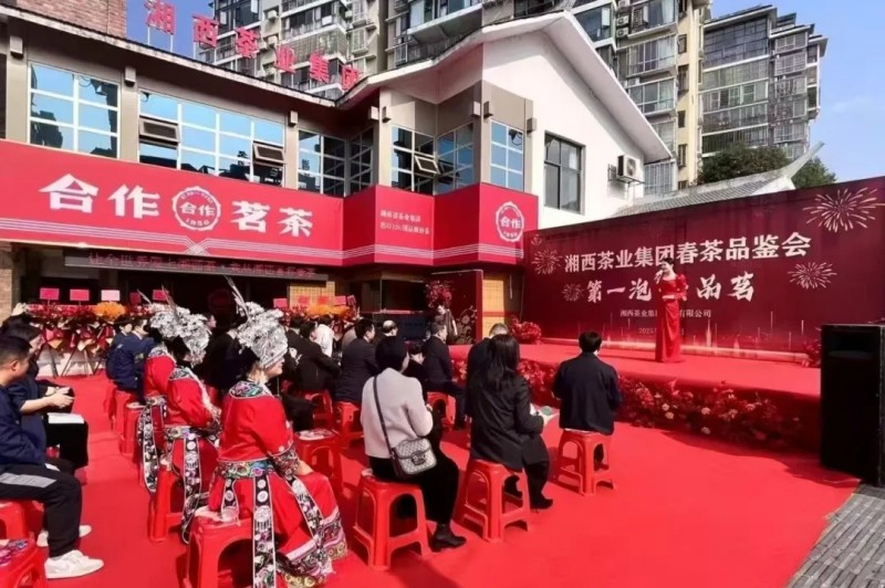 湘西茶業集團“湘西第一杯春茶”品鑒會暨集團合作茗茶吉首店開業儀式隆重舉行